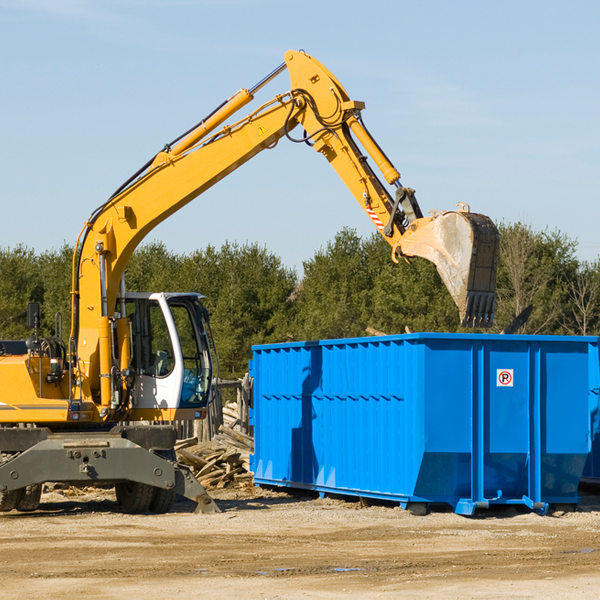 how many times can i have a residential dumpster rental emptied in Feesburg